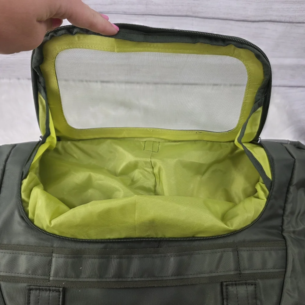 Lug Propeller Green Quilted Gym / Overnight Duffle Bag